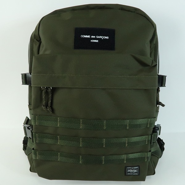 実際に弊社で買取させて頂いたCOMME des GARCONS HOMME×PORTER/コムデギャルソンオム×ポーター コーデュラエステルオックス バックパック HJ-K201-051の画像 0枚目