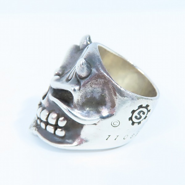 実際に弊社で買取させて頂いた【ギャラ付き】STARLINGEAR/スターリンギア パンチャー デビル スカルリング/21-24号の画像 2枚目