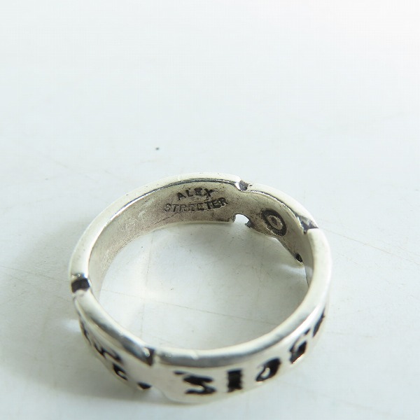 実際に弊社で買取させて頂いたALEX STREETER/アレックスストリーター エンジェル＆デビルズ リング ALR811/13.5号の画像 5枚目