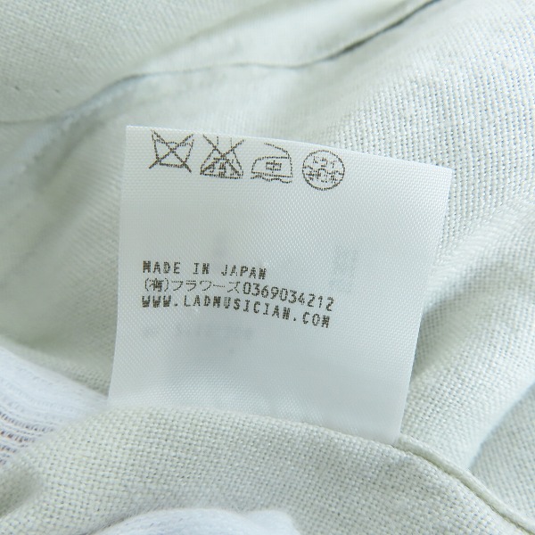 実際に弊社で買取させて頂いたLAD MUSICIAN/ラッドミュージシャン STRETCH SHOP COAT 2115-308/44の画像 4枚目
