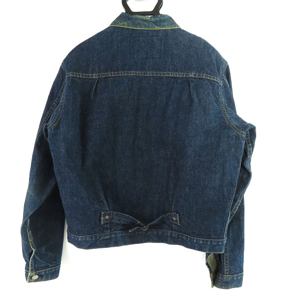 実際に弊社で買取させて頂いたLEVIS/リーバイス 70502 XX 日本製 J02刻印 1st デニムジャケット/40の画像 1枚目