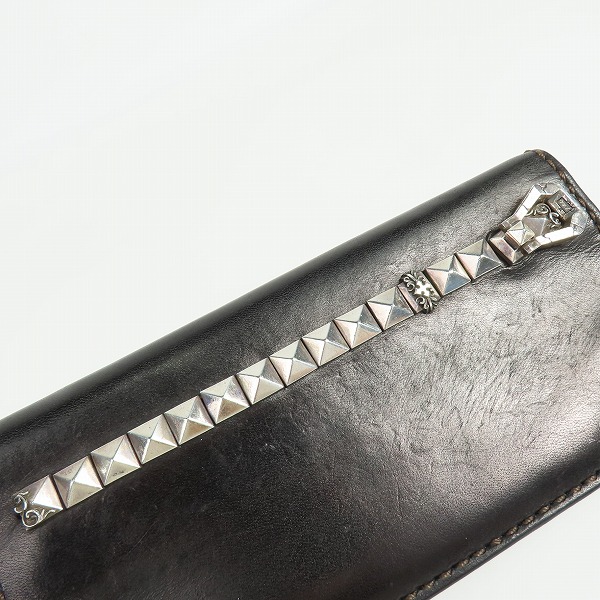 実際に弊社で買取させて頂いたFAL/エフエーエル トゥームウォールズサドルレザーウォレット/長財布の画像 6枚目