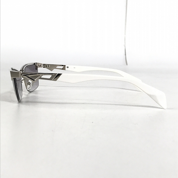 実際に弊社で買取させて頂いたSAMURAI SHO/サムライ翔 サングラス/アイウェア SS-T34 ホワイト×シルバーの画像 2枚目