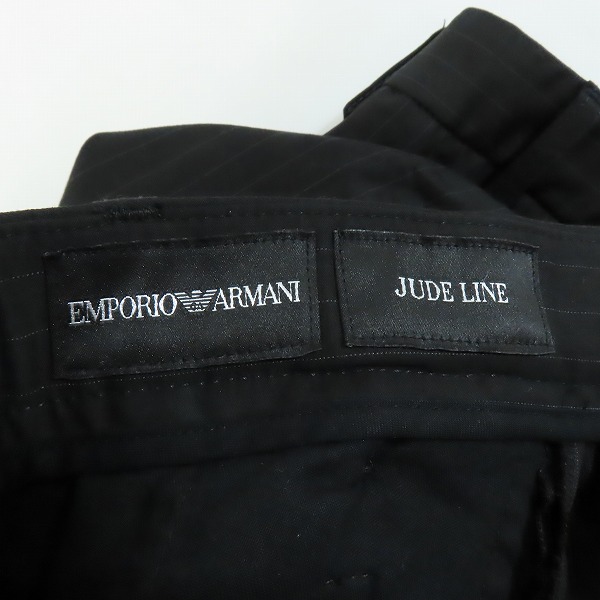 実際に弊社で買取させて頂いたEMPORIO ARMANI/エンポリオアルマーニ JUDE LINE ジップポケット スラックスパンツ ストライプ G1P720 G1122/46の画像 2枚目
