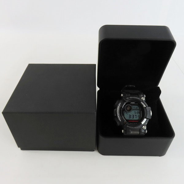 実際に弊社で買取させて頂いたG-SHOCK/Gショック フロッグマン 世界6局対応電波ソーラー マスターオブG GWF-D1000-1ER　の画像 8枚目