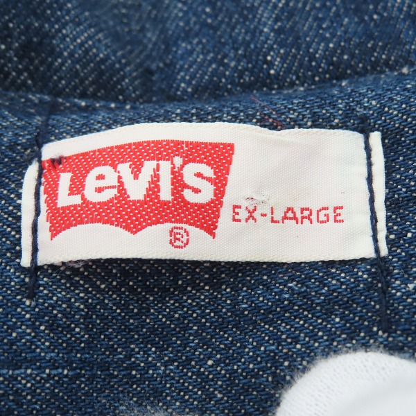 実際に弊社で買取させて頂いたLEVI'S/リーバイス デニムブッシュジャケット70671-0217/XLの画像 2枚目