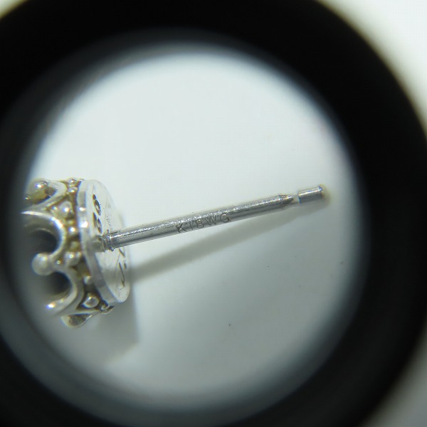 実際に弊社で買取させて頂いたJustin Davis/ジャスティンデイビス ピアス DEBUTANT ブラック ジルコニア ペア SEJ215の画像 7枚目