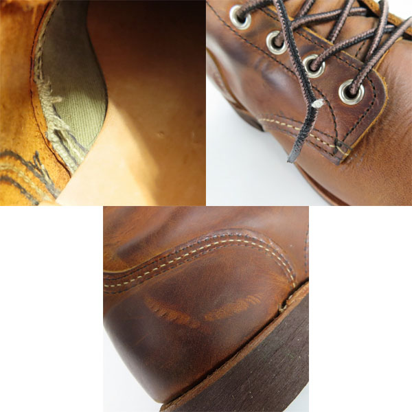 実際に弊社で買取させて頂いたRED WING/レッドウィング IRON RANGER/アイアン レンジャー ワークブーツ 8085/6.5Dの画像 6枚目