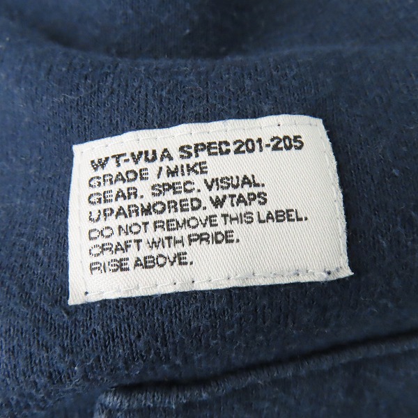 実際に弊社で買取させて頂いたWTAPS/ダブルタップス BULLINKボディ バックプリントパーカー Mの画像 4枚目