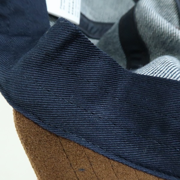 実際に弊社で買取させて頂いたDESCENDANT/ディセンダント SPY HOP 6PANEL CAP/スカイ ホップ 6パネル キャップ インディゴ/Fの画像 6枚目