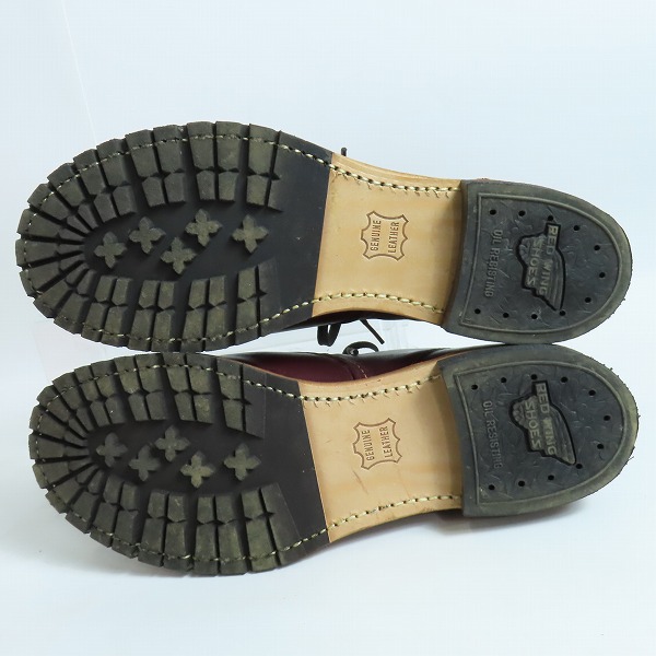実際に弊社で買取させて頂いたRED WING/レッドウィング BECKMAN/ベックマン ブーツ ブラックチェリー 9011/9の画像 2枚目