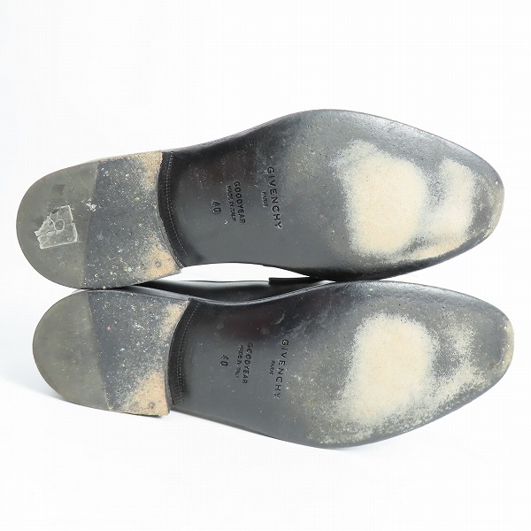 実際に弊社で買取させて頂いたGIVENCHY/ジバンシィ レザーシューズ BH2013H0KF/40の画像 2枚目