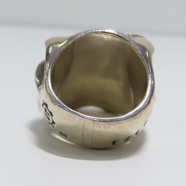 実際に弊社で買取させて頂いたSTARLINGEAR/スターリンギア スピットファイア スカル リング 24-25号の画像 3枚目