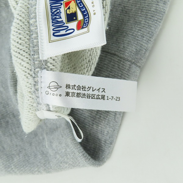 実際に弊社で買取させて頂いたAPPLEBUM/アップルバム NY/ニューヨーク ヤンキース スウェット プルオーバー パーカー XXLの画像 5枚目