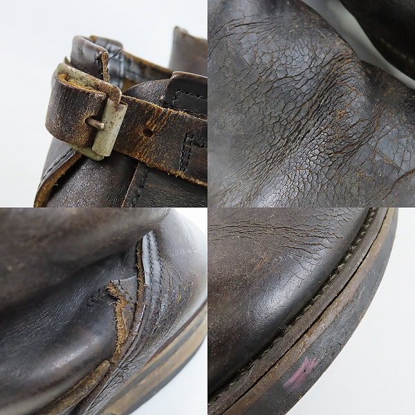 実際に弊社で買取させて頂いたRED WING/レッドウィング 羽タグ PT91 レザー エンジニア ブーツ/9の画像 8枚目