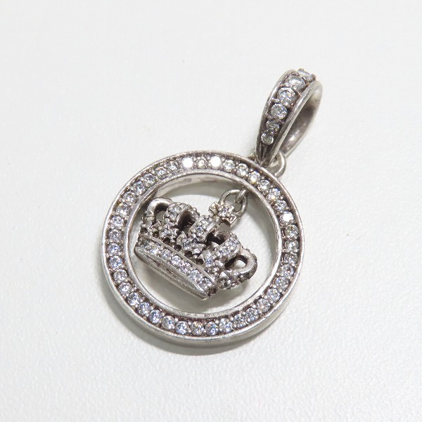 実際に弊社で買取させて頂いたJustin Davis/ジャスティンデイビス ST.MARTIN クラウンサークル ペンダントトップ