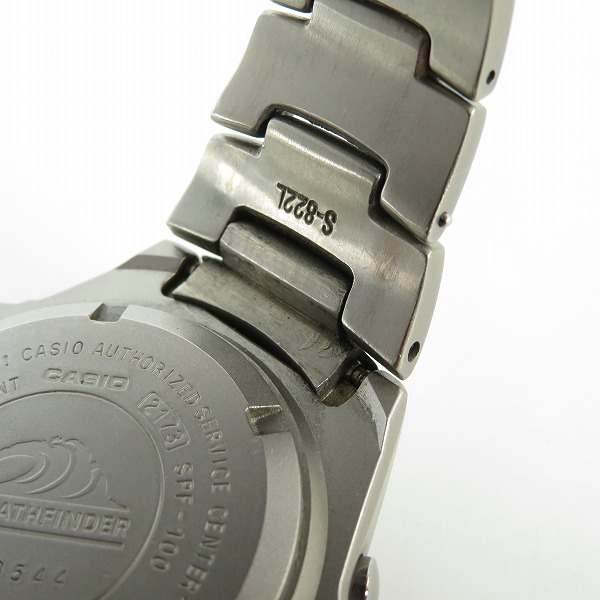 実際に弊社で買取させて頂いたCASIO/カシオ SEA-PATHFINDER/シーパスファインダー/チタン SPF-100【動作未確認】の画像 7枚目