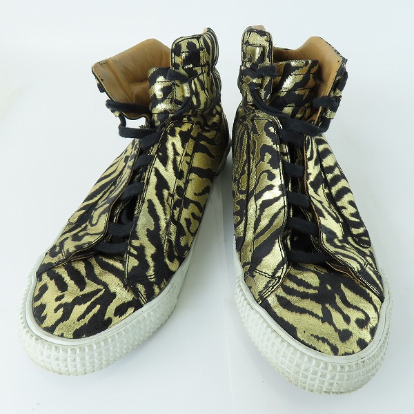 実際に弊社で買取させて頂いたJIMMY CHOO/ジミーチュウ 総柄 ハイカット スニーカー/40