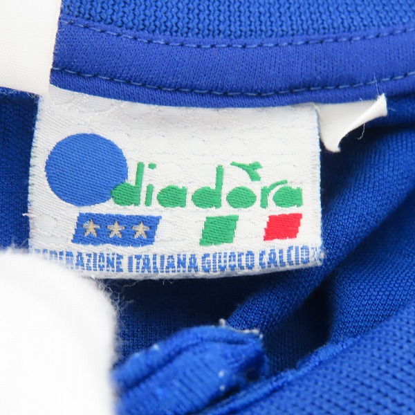 実際に弊社で買取させて頂いたdiadora/ディアドラ 1994年 サッカー イタリア代表 ホームユニフォーム の画像 2枚目
