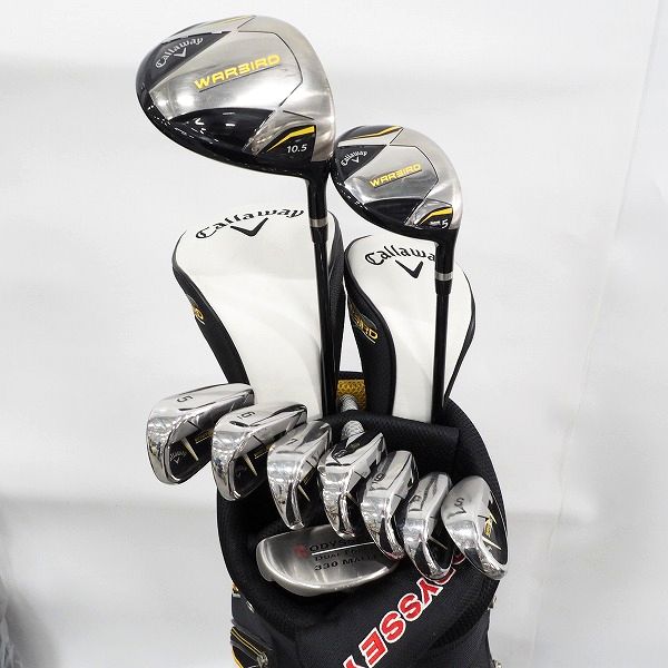 実際に弊社で買取させて頂いたCallaway/キャロウェイ WARBIRD/ウォーバード メンズ ゴルフクラブ 10本セット FLEX：R キャディバッグ付き
