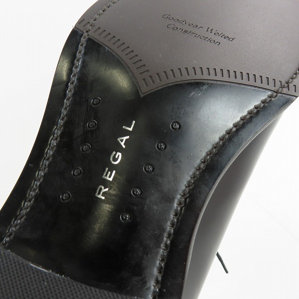 実際に弊社で買取させて頂いたREGAL/リーガル ストレートチップ レザー ビジネスシューズ 315R/26.5の画像 6枚目