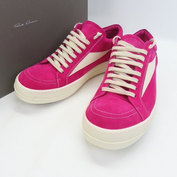 実際に弊社で買取させて頂いたRick Owens/リックオウエンス VINTAGE SNEAKS/ヴィンテージスニーカー レザー RU01C4897 LVSLPO/42