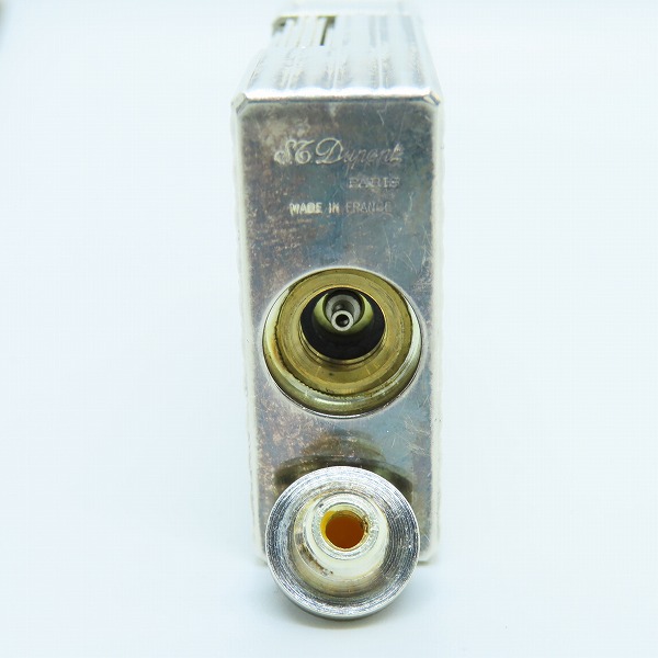 実際に弊社で買取させて頂いたS.T.DuPont/デュポン ライン1ショート 斜線ライン ガスライターの画像 5枚目