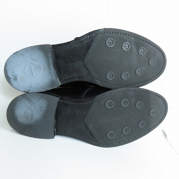 実際に弊社で買取させて頂いたREGAL/リーガル モンクストラップ ビジネスシューズ 07NR/25.0の画像 2枚目
