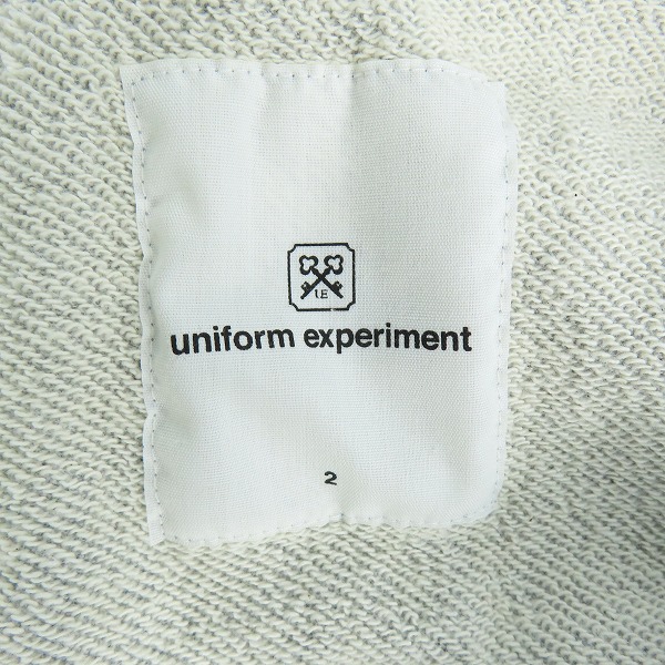 実際に弊社で買取させて頂いたuniform experiment/ユニフォームエクスペリメント AUTHENTIC LOGO SWEAT VARSITY JACKET ジャケット UE-240006 /2の画像 3枚目