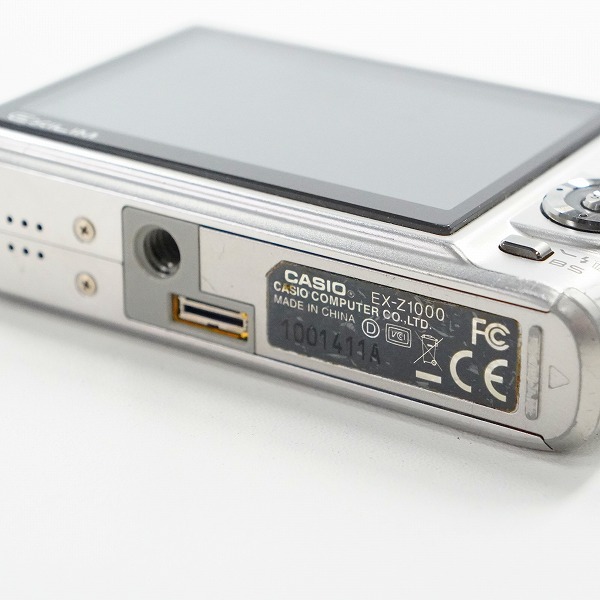 実際に弊社で買取させて頂いたCASIO/カシオ EX-Z1000 EXILIM エクシリム コンパクトデジタルカメラ 動作未確認の画像 8枚目