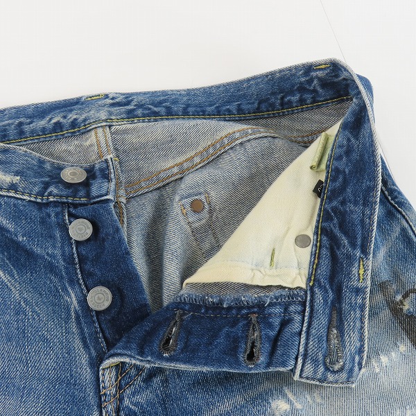 実際に弊社で買取させて頂いたNIRVANA × HYSTERIC GLAMOUR ニルヴァーナ×ヒステリックグラマー デニムパンツ 0294AP06/30の画像 5枚目