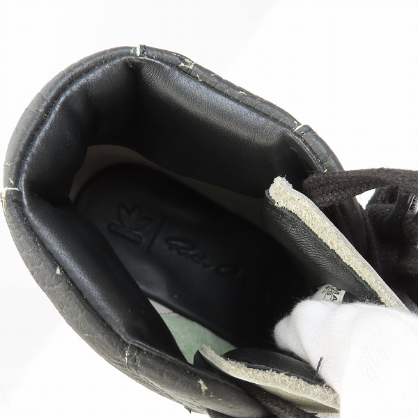 実際に弊社で買取させて頂いた【未使用】adidas×Rick Owens/アディダス×リックオウエンス MASTODON PRO MODELハイカットスニーカー/BA9758/27.5の画像 4枚目