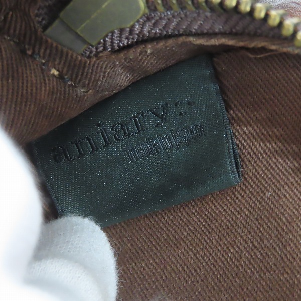 実際に弊社で買取させて頂いたaniary/アニアリ レザーボディバッグ/ウエストバッグの画像 5枚目