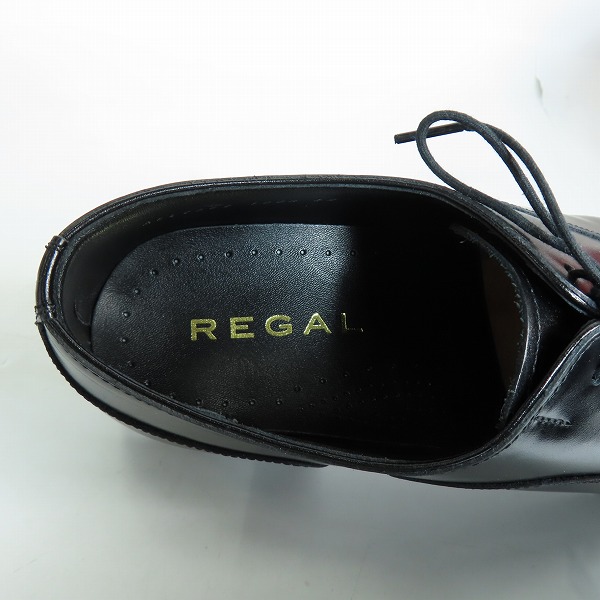 実際に弊社で買取させて頂いたREGAL/リーガル ストレートチップ ビジネスシューズ 10GR/25.0の画像 4枚目