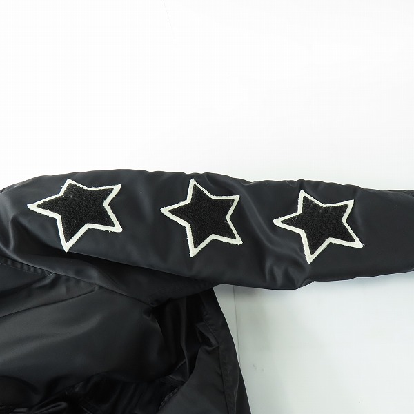 実際に弊社で買取させて頂いたHYSTERIC GLAMOUR/ヒステリックグラマー N-2B プリマロフトジャケット スターワッペン 0243AB05/Mの画像 7枚目