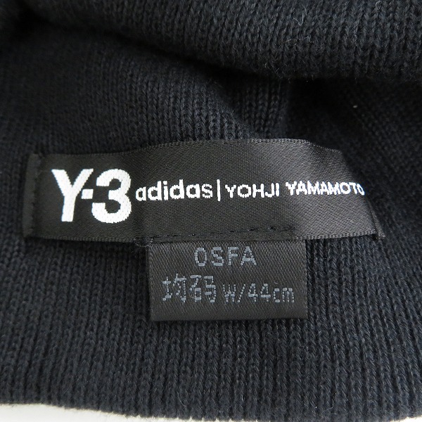 実際に弊社で買取させて頂いたY-3/ワイスリー ニットキャップ ロゴタグ DY0525の画像 5枚目
