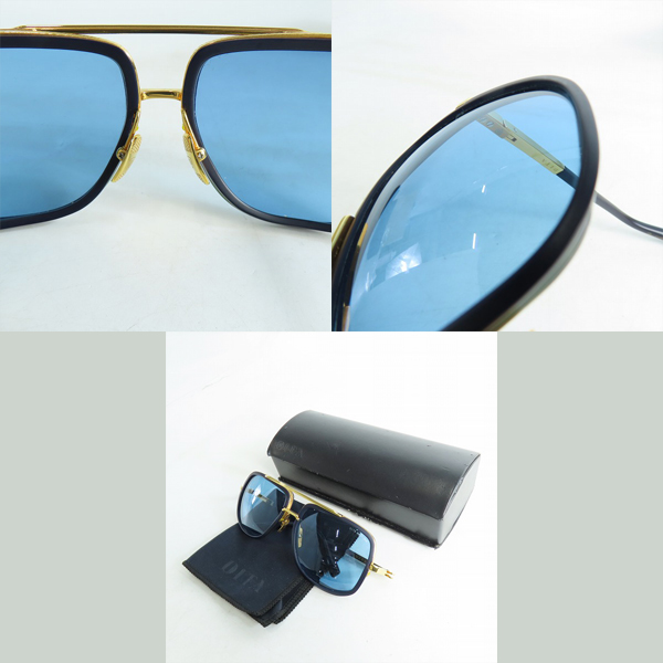 実際に弊社で買取させて頂いたDITA/ディータ MACH ONE/マッハワン サングラス DRX-2030-H-NVY-18K-59の画像 9枚目