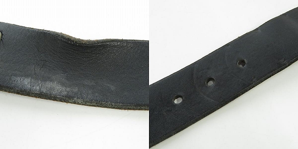 実際に弊社で買取させて頂いた【ギャラ付】STANLEY GUESS/スタンリーゲス Belt Filigree Oval オーバルフィリグリーバックル レザーベルト/31の画像 7枚目