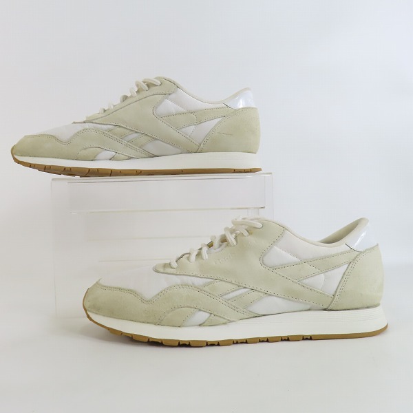 実際に弊社で買取させて頂いたReebok×MAISON KITSUNE/リーボック×メゾンキツネ スエード スニーカー V69742/28の画像 3枚目