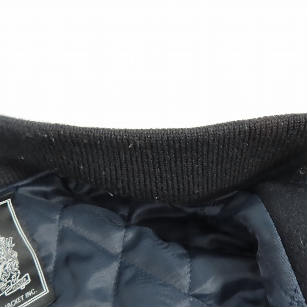 実際に弊社で買取させて頂いたアイコムデギャルソンジュンヤワタナベマン×ヴァンジャケット WOOL VARSITY BOMBER/バーシティボンバージャケット WH-J914/Mの画像 5枚目