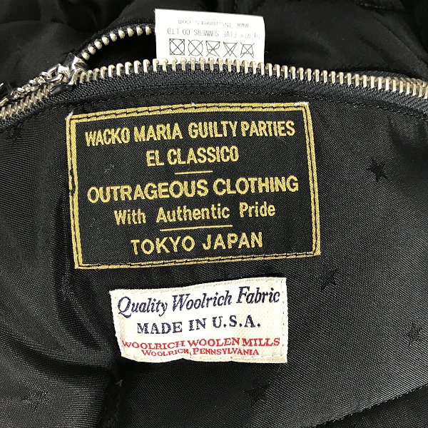 実際に弊社で買取させて頂いたRocky Mountain×WACKO MARIA/ロッキーマウンテン×ワコマリア ダウンベスト レザー切替 450-472-86/36の画像 3枚目