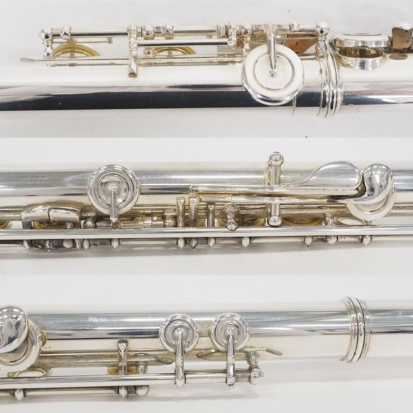 実際に弊社で買取させて頂いたYAMAHA/ヤマハ YFL-684/YFL684 フルート 管体銀製 インラインリングキイ  ハードケース・ケースカバー付の画像 6枚目