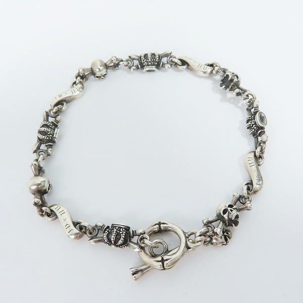 実際に弊社で買取させて頂いたJustin Davis/ジャスティンデイビス ダブルクロスブレスレット 8inch/SBJ552の画像 4枚目