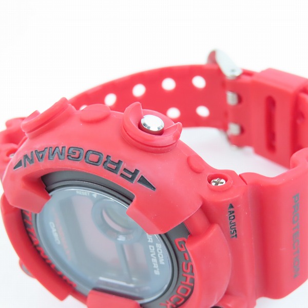実際に弊社で買取させて頂いたG-SHOCK/Gショック FROGMAN 2000 赤潜水蛙 DW-8200NT2-4JR【動作未確認】の画像 4枚目