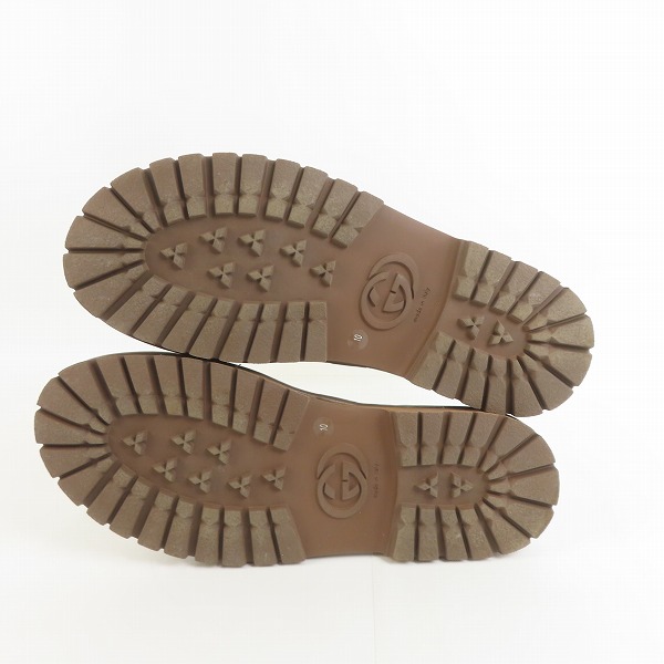 実際に弊社で買取させて頂いたGUCCI/グッチ GGスプリーム ホースビット キャンバス スリッパ/サンダル 655571/10の画像 2枚目