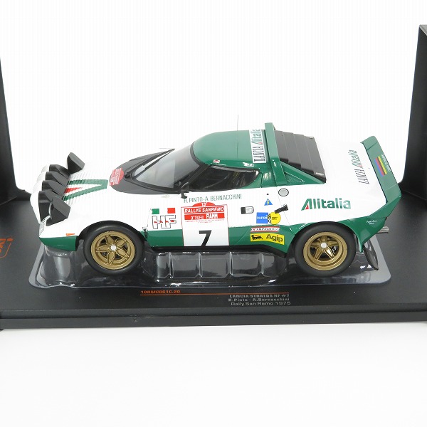 実際に弊社で買取させて頂いたiXO/イクソ 1/18 ランチア ストラトス HF 1975年サンレモラリー #7 R.Pinto / A.Bernacchini 18RMC061C の画像 1枚目