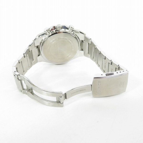 実際に弊社で買取させて頂いたCASIO/カシオ エディフィス ソーラー メンズ クロノグラフ 黒文字盤 EFS-S570YD-1AJFの画像 3枚目