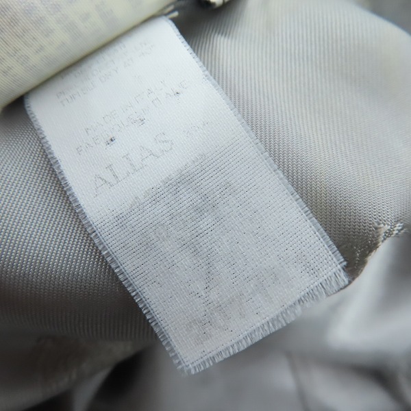 実際に弊社で買取させて頂いたGIANNI VERSACE/ジャンニヴェルサーチ スーツ ジャケット/パンツ/セットアップ/グレー/54の画像 3枚目