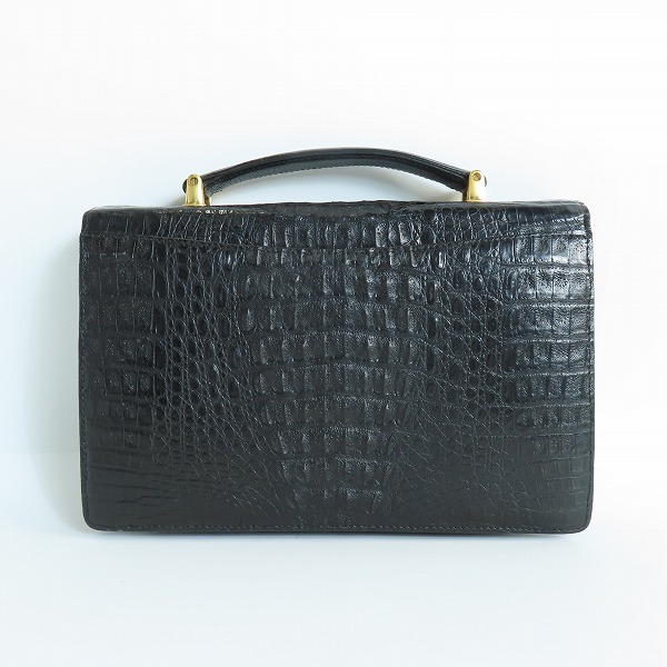 実際に弊社で買取させて頂いたGenuine Crocodile Skin/クロコダイル ビジネスバッグの画像 1枚目