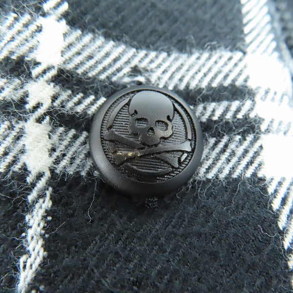 実際に弊社で買取させて頂いたmastermind JAPAN/マスターマインド hooded checked cotton shirt/フーデッドチェックシャツ 20AW MW20S05-SH005-007/Mの画像 5枚目